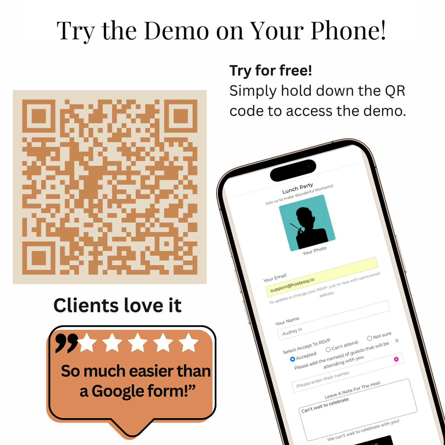 Funny Thanksgiving Invite Website with RSVP tracking, Animated Friendsgiving Dinner Invite Website Template