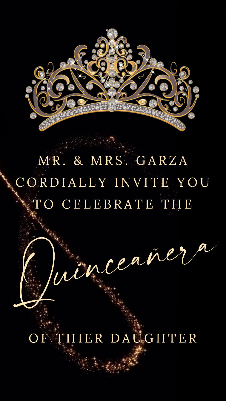 Quinceanera Video Invitation, Quinceañera Any Occasion