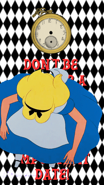 Alice in Wonderland Video Invitation | Mobile Animated Invite | Editable Canva Template