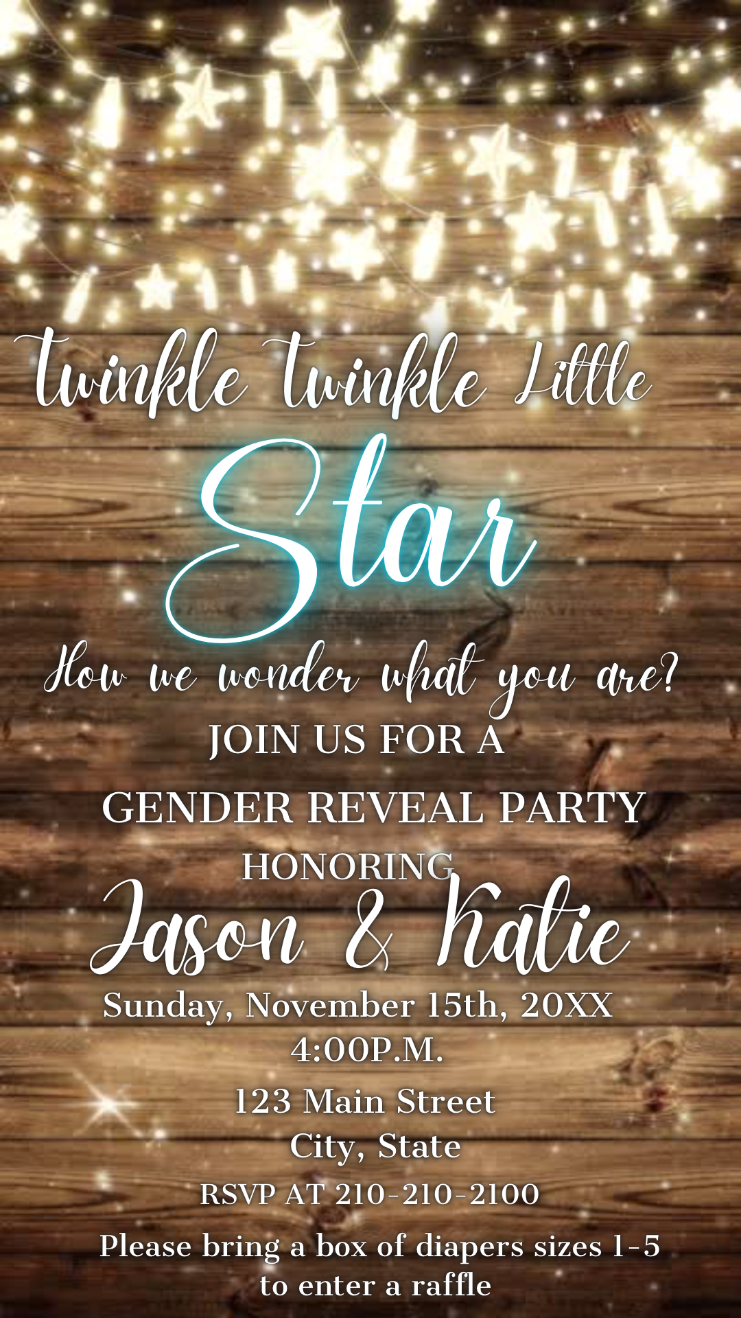 Twinkle Twinkle Little StarVideo Invite