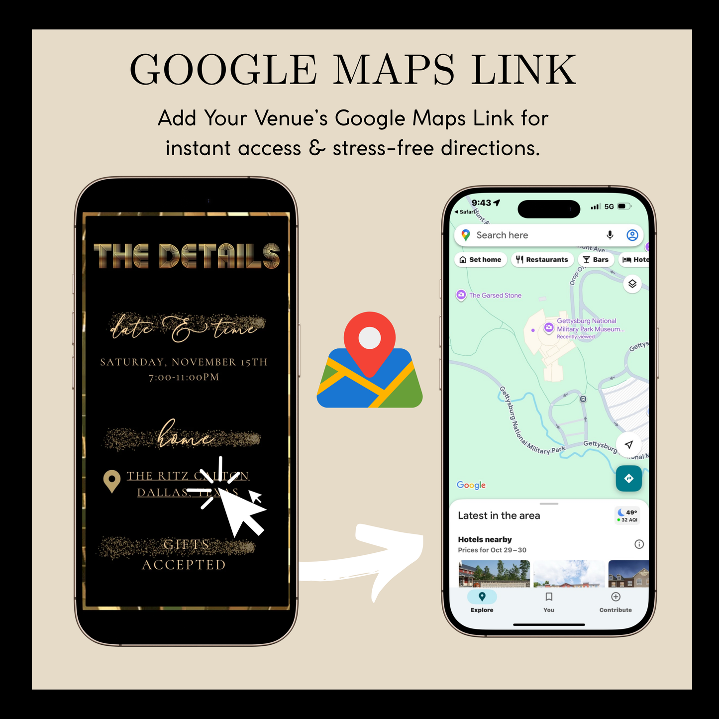 Disco Website Invitation | Soul Train RSVP Evite Website | Canva Website Template