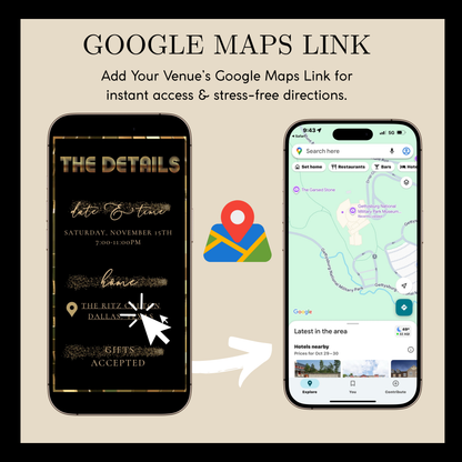 Disco Website Invitation | Soul Train RSVP Evite Website | Canva Website Template