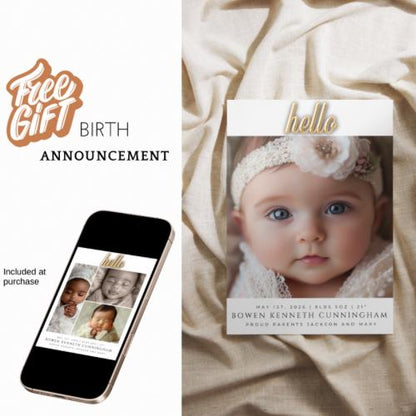 Western Pregnancy Announcement Baby Reveal Sonogram Social Media Onesie on Clothesline