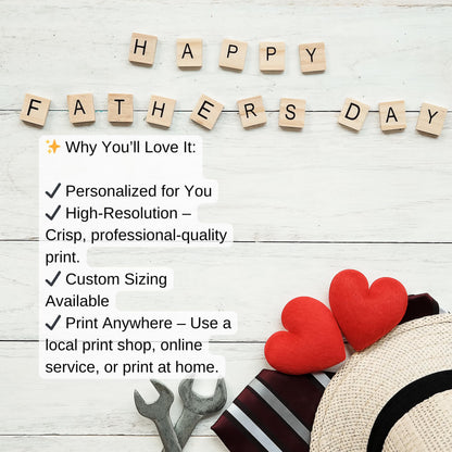 Father's Day welcome sign - Father’s Day digital download event decor