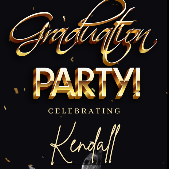 Golden Glow Digital Video Invitation