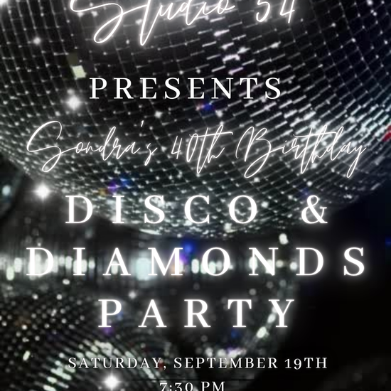 Disco and Diamonds Studio 54 Glam Video Invitation
