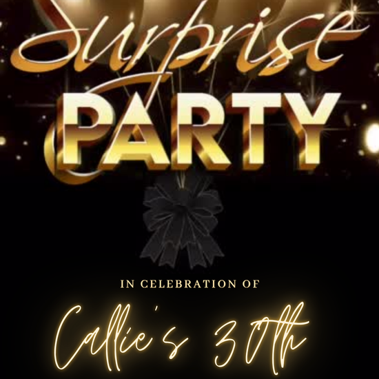 Surprise Gold Balloons Video Invitation