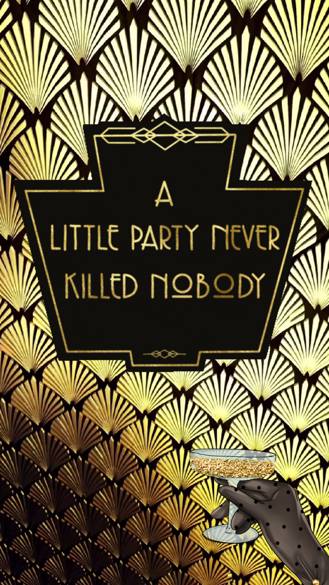 Roaring ’20s Gatsby Video Invitation | Digital Art Deco Party Invite | Editable Online Template