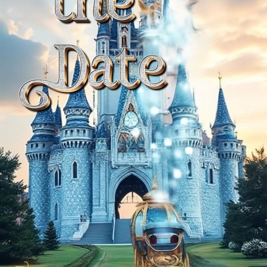 Editable cinderella fairytale quinceañera event video invitation displayed on a mobile phone, featuring an animated vertical digital invite with music, created in Canva. This premium video invitation template is designed for sharing by text, email, and social media and works with an interactive RSVP website for easy guest response tracking.