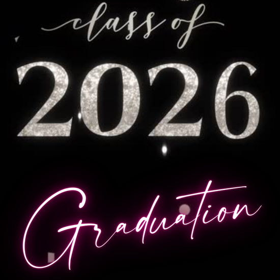 Class of 2026 graduation video invitation and announcement with sparkling silver glitter cap, neon pink script, and customizable Canva layout. Features multiple senior photo slots, modern black background, and elegant graduation details. Perfect for 2026 grad parties, ceremony invites, digital announcements, and social media sharing. Fully editable and mobile-friendly.
