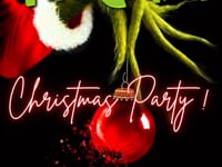 The Grinch Video Invitation | Digital Christmas Invite | Editable Canva Template