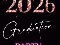 2026 Graduation Video Invitation | Pink Animated Graduation Invite | Editable Canva Template