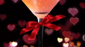 Valentines Cocktail Party Video Invitation | Digital Galentines Day Animated Invite | Editable Canva Evite Template