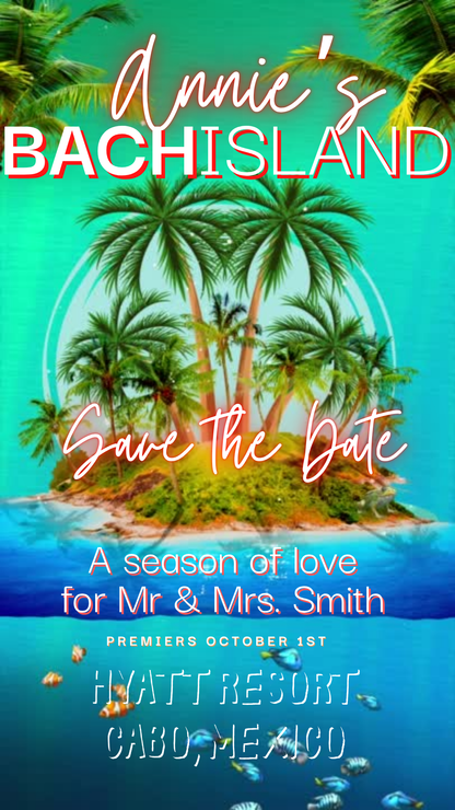 Tropical Island Save the Date Video Invitation