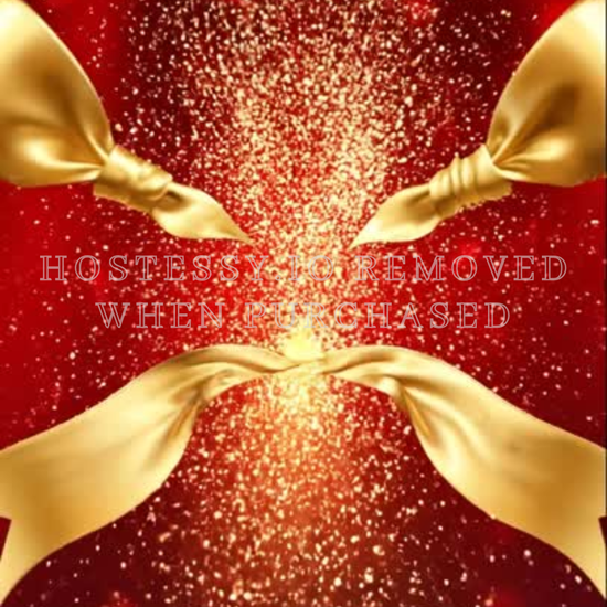 Sparkling Red and Gold Christmas Video Invitation