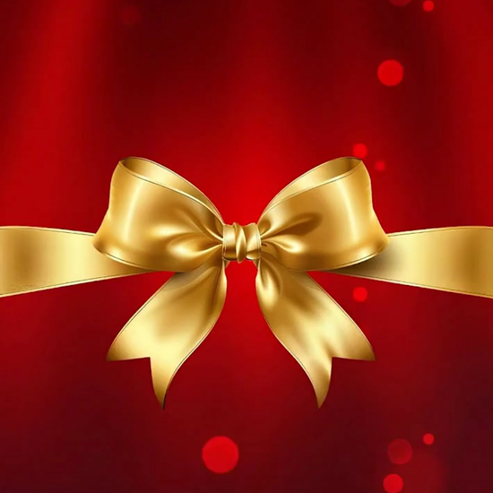 Red and Gold Christmas Party Video Invitation – Elegant Holiday Celebration Evite