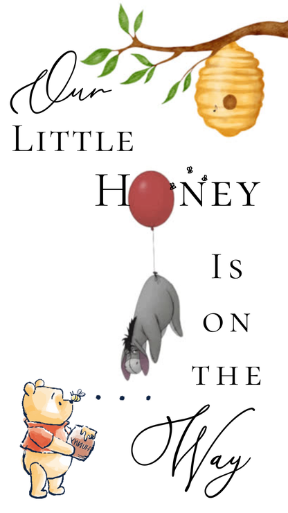 Classic Winnie the Pooh Baby Shower Video Invitation
