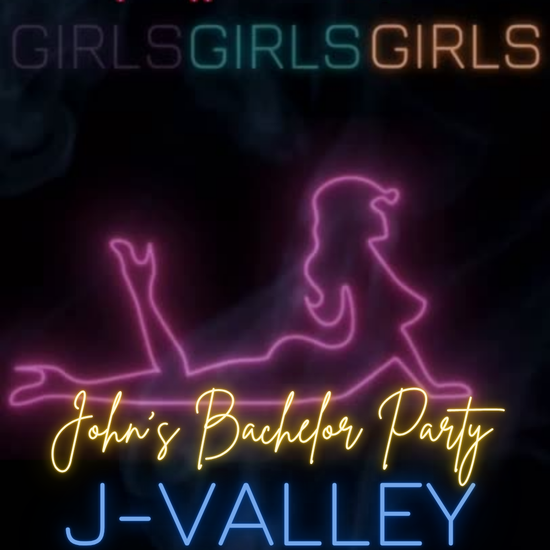 Neon Lights Bachelor Party Video Invitation