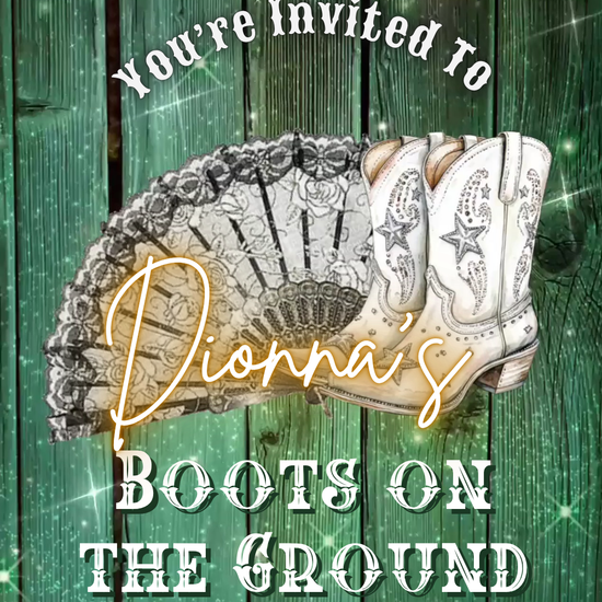 Country Western Birthday Video Invitation