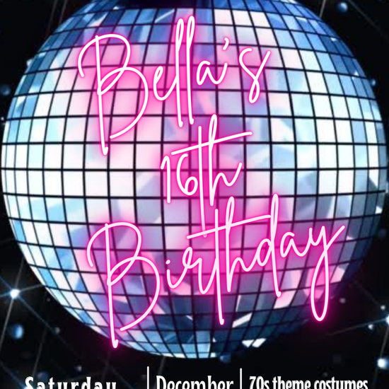Retro Disco Party Video Invitation