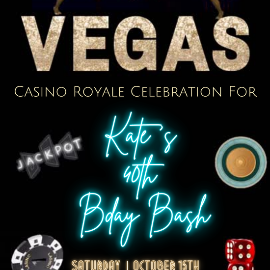 Vegas Casino Royale Digital Video Invitation