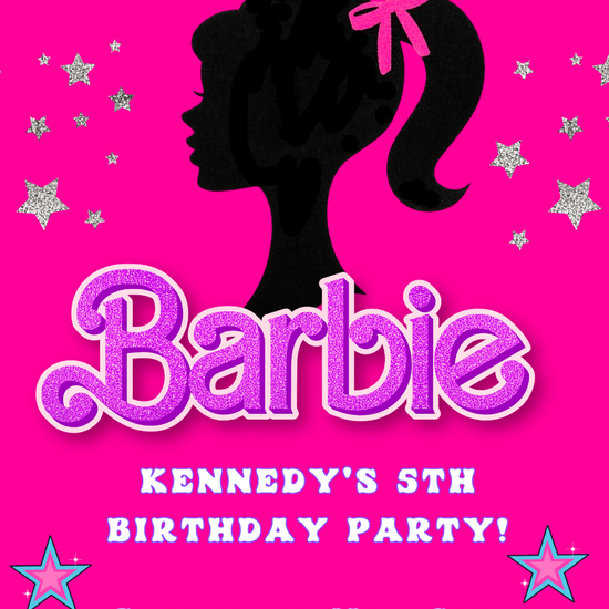 Barbie vídeo invite