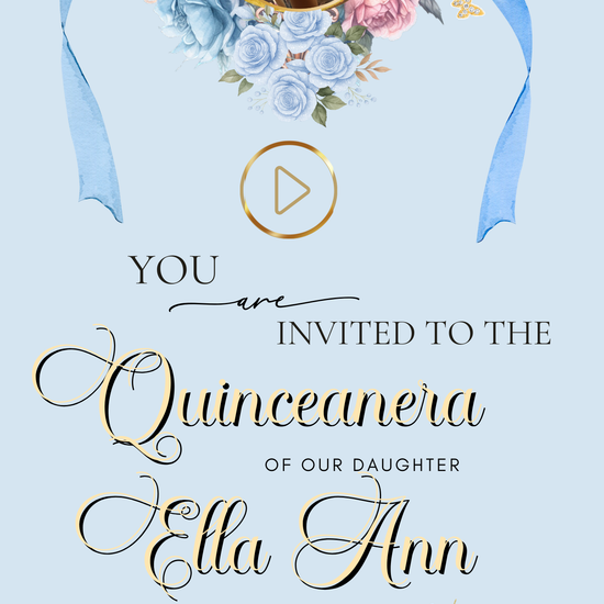 Cinderella Video Invite