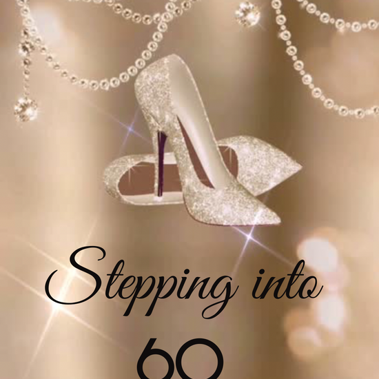 high heel birthday video invitation for 40th, 50th, or 60th birthday – glamorous animated Canva template for mobile