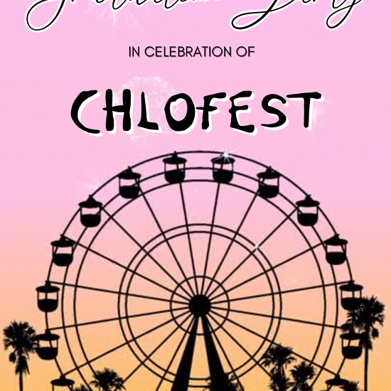 Coachella invitation 