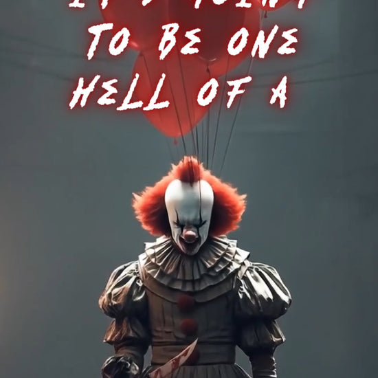 Halloween Pennywise video invite 
