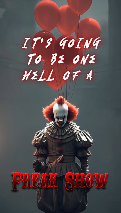 Halloween Pennywise video invite 