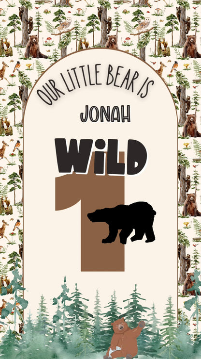 Bear Necessities Birthday Video Invitation Animated Jungle Book evite