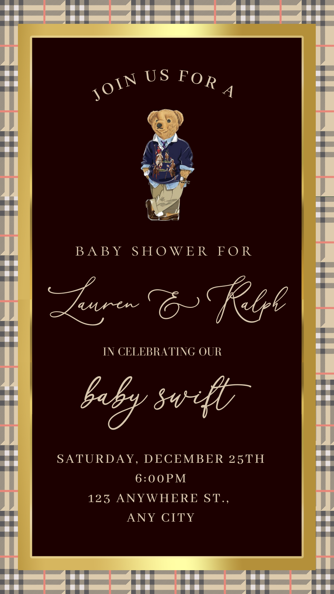 Polo Bear Video Invitation