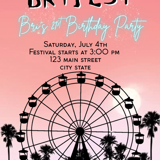 Festival Invite