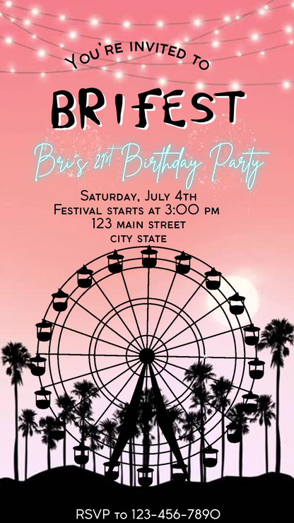 Festival Invite