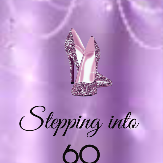 high heel birthday video invitation for 40th, 50th, or 60th birthday – glamorous animated Canva template for mobile