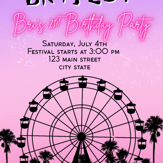 Coachella Vídeo Invite