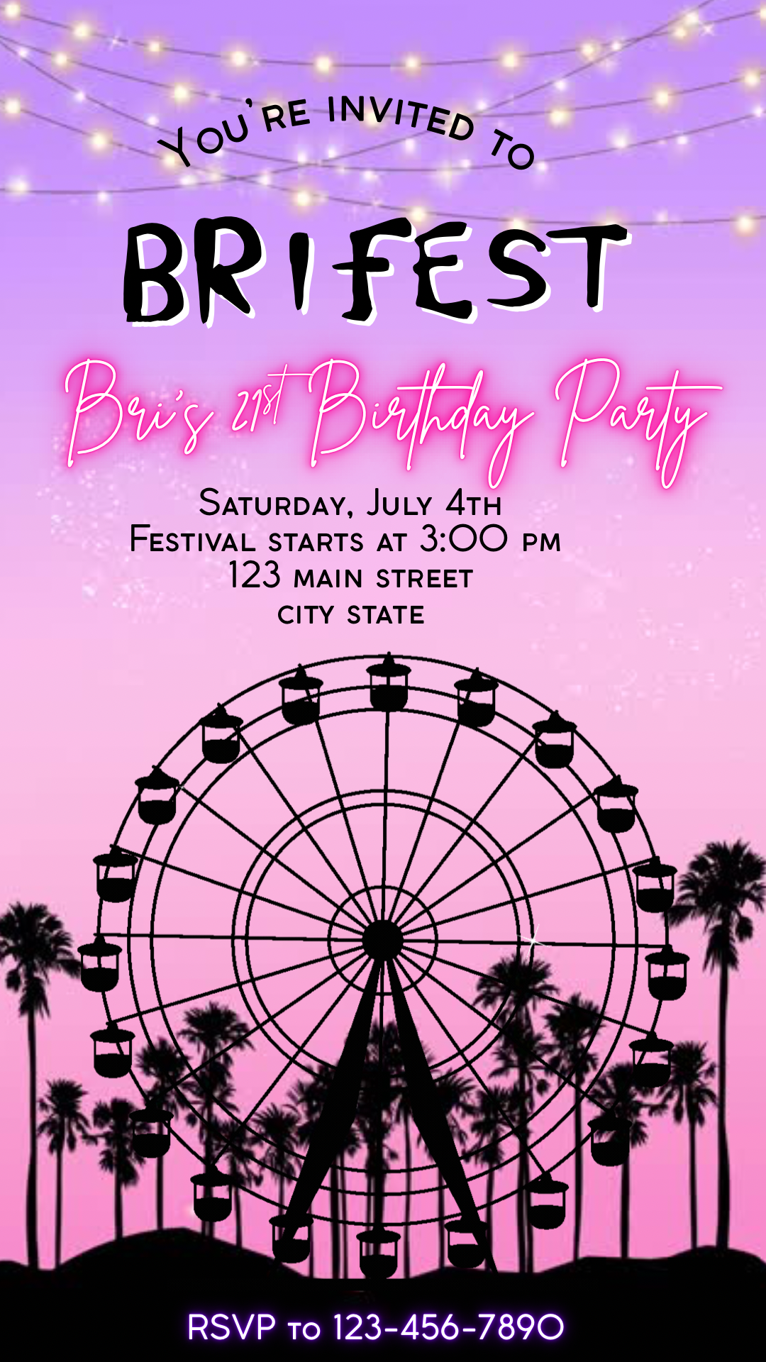Coachella Vídeo Invite