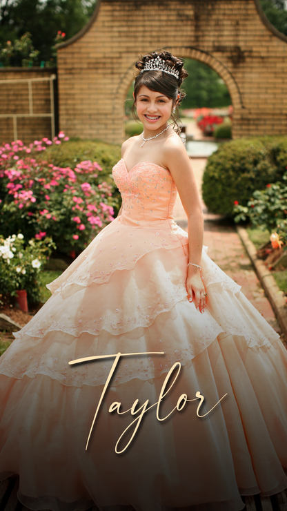 Video-Einladung zur Quinceañera in Schwarz und Gold | Animierte Einladung zum Sweet 15/16 | Bearbeitbare Canva-Vorlage