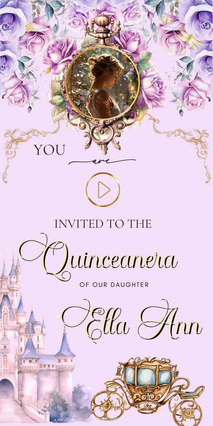 Rapunzel Invite