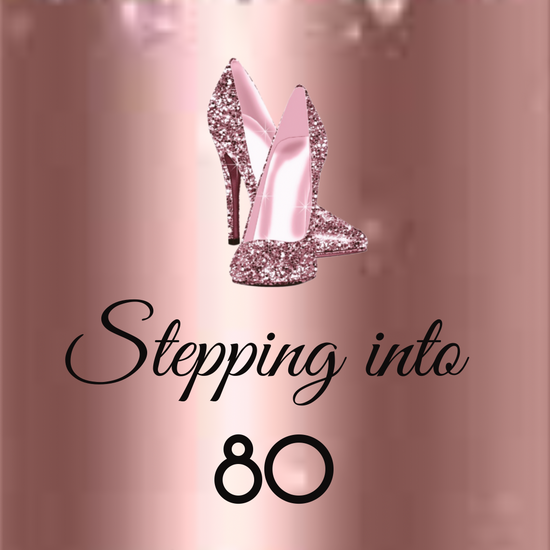 high heel birthday video invitation for 40th, 50th, or 60th birthday – glamorous animated Canva template for mobile