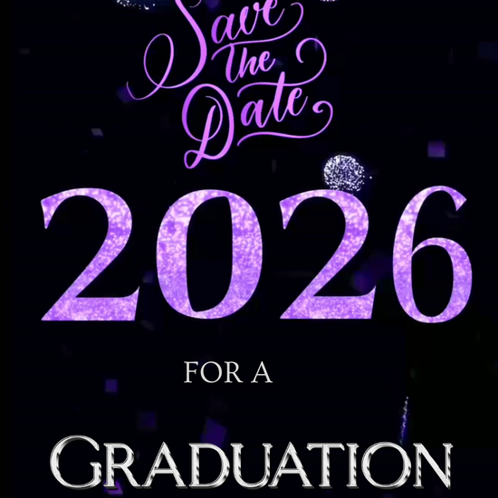 Invite in style with our Purple&nbsp;Graduation Party Video Invitation — a premium digital video invite crafted to excite guests and match your event theme. This animated MP4 is easy to personalize and effortless to share.