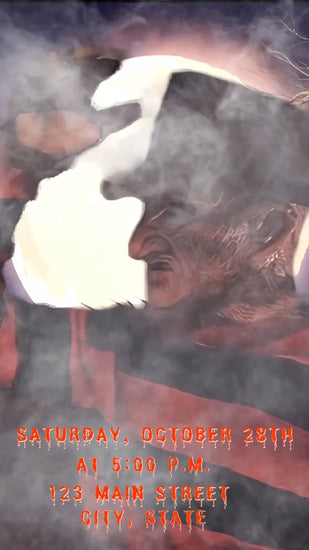 Freddy Krueger invite