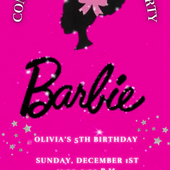 Barbie video invite