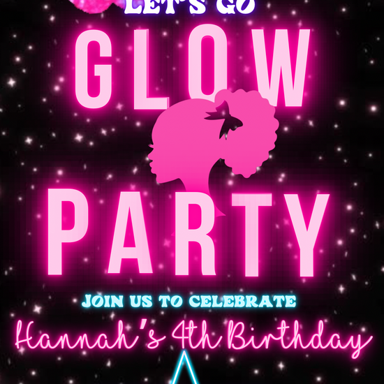 Black Barbie invite 