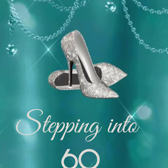 high heel birthday video invitation for 40th, 50th, or 60th birthday – glamorous animated Canva template for mobile