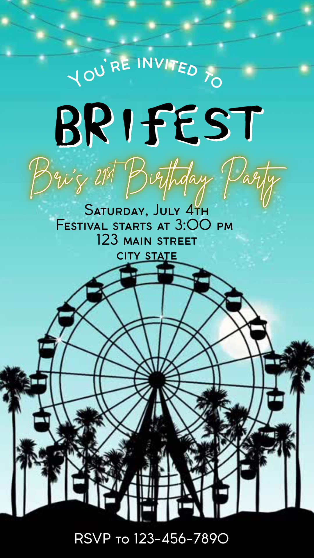 Festival invite
