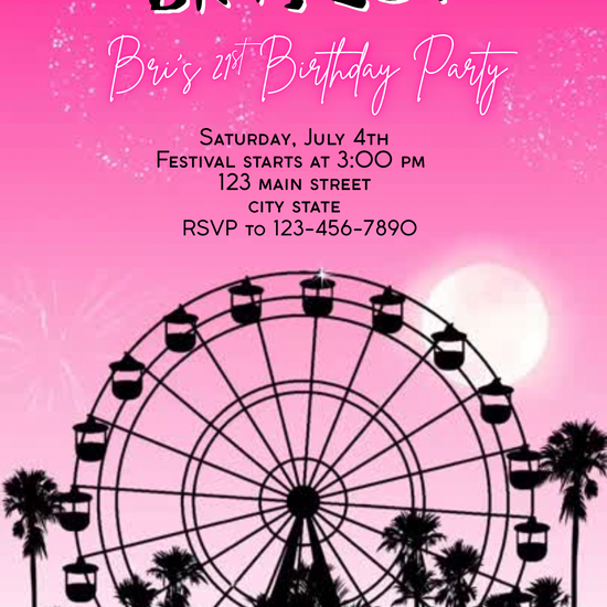 Coachella video invite 