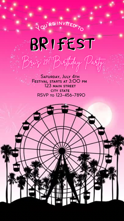 Coachella video invite 