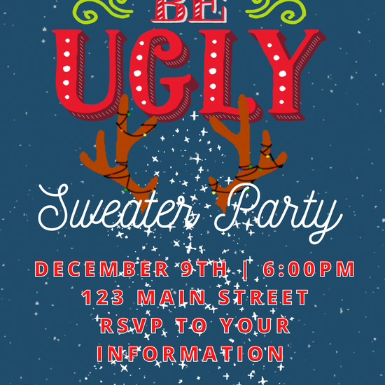 Ugly sweater party